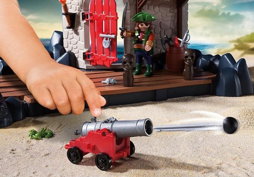 Pièce De Rechange Playmobil Forteresse Pirates 6146 - En Plastique, Propre, Occasion
