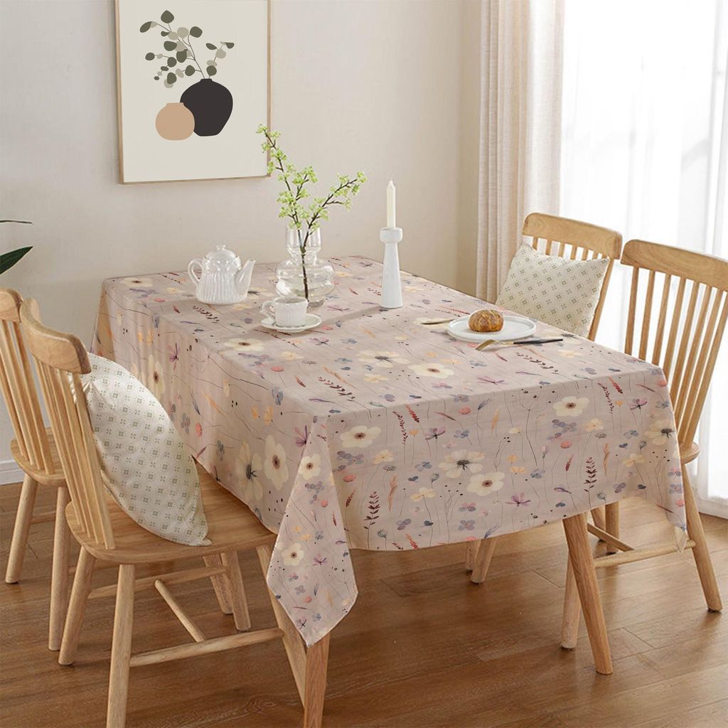 Hermia Concept, Asr-tblclt25 -18 - 140 x 180, Tischdecke, Mehrfarbig, Baumwolle, 140 x 180 cm