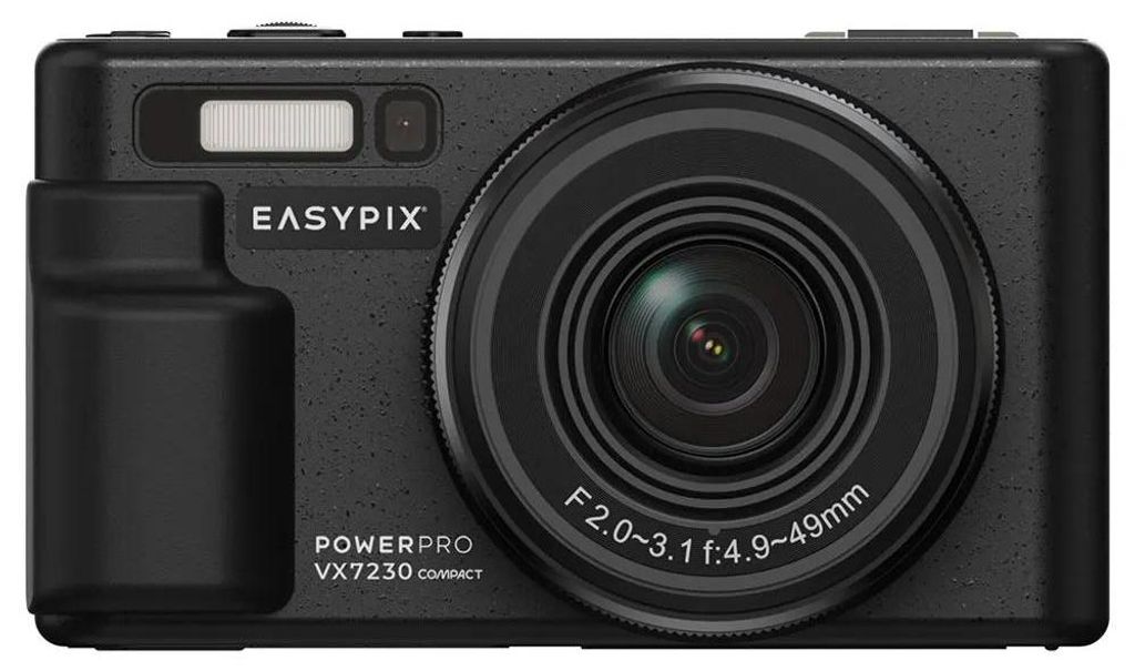 Easypix PowerPro VX7230 Compact Digital camera 72 MP Optical zoom: 10 x 4k video, Image stabiliser, Hot shoe, Flip screen, Built-in flash, Wi-Fi, S...