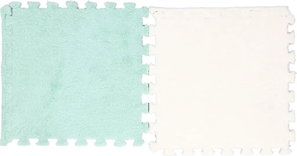 Dalles de sol puzzle en mousse moelleuse pour protection et décoration 10 pcs