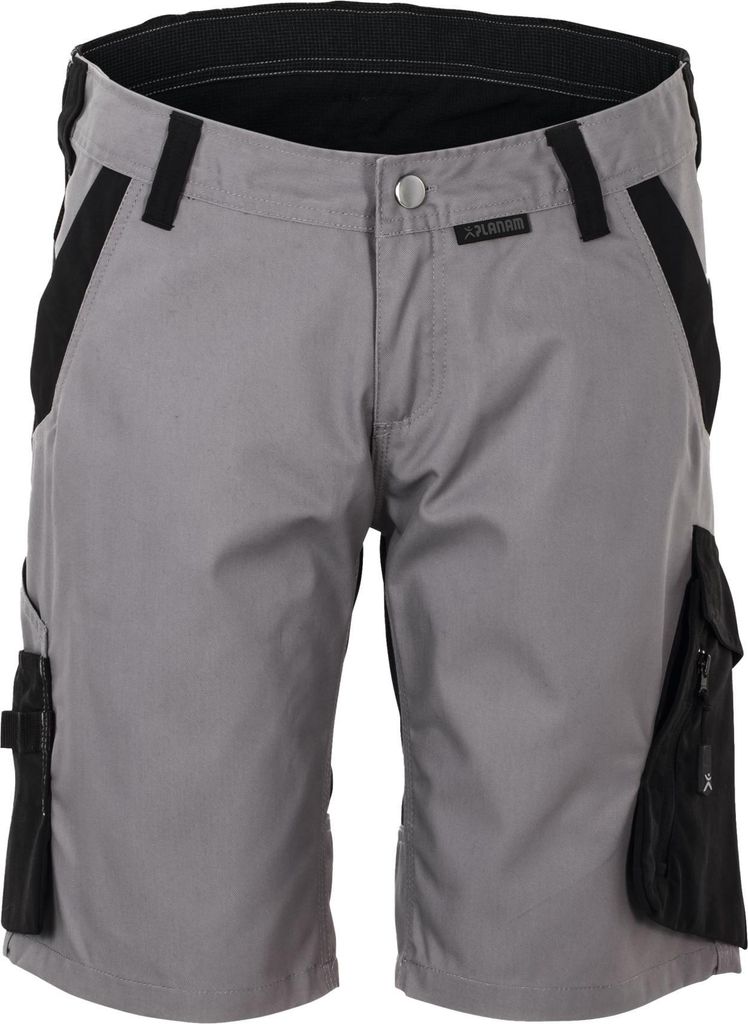 Größe 4XL Planam Norit Damen Shorts zink schwarz Modell 6466