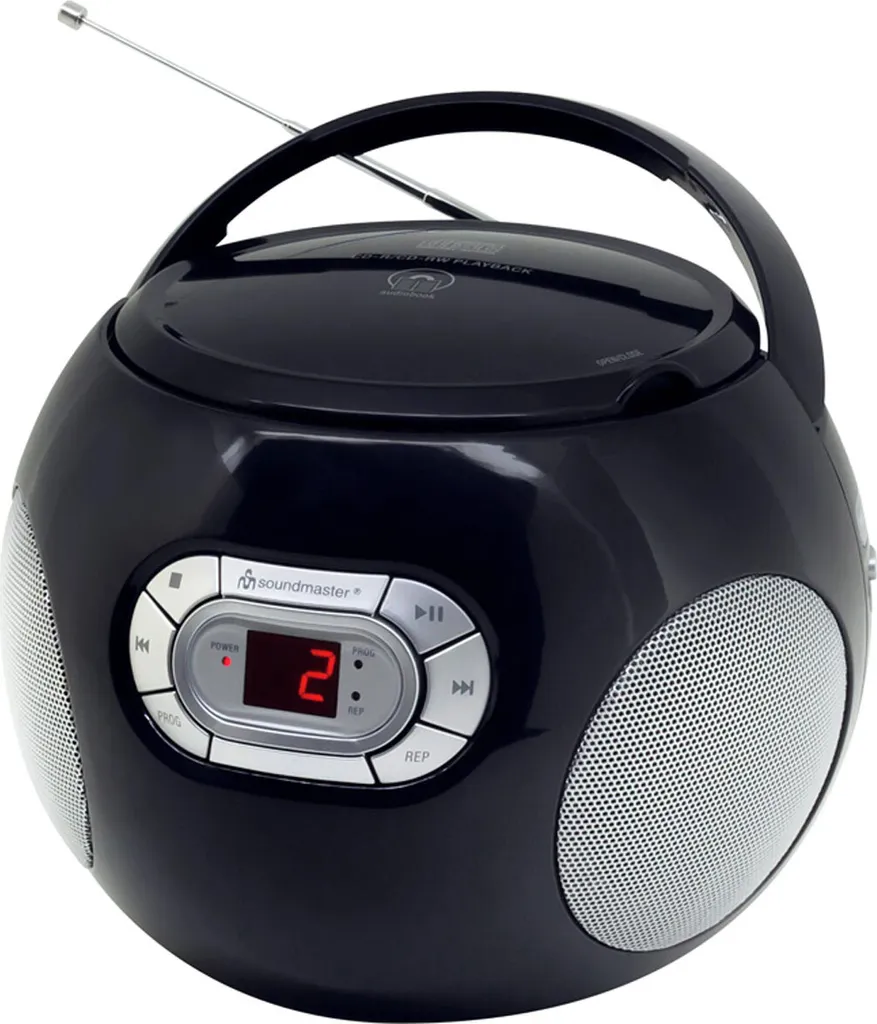 Radio enregistreur CD SCD 2120 noir pour cuisine et bureau - Pratique