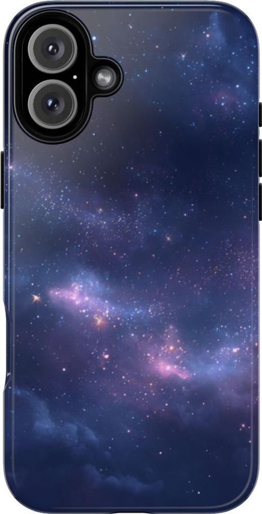 Sternenklare Nebel-Nacht – Hülle Kompatibel mit iPhone 16 Plus