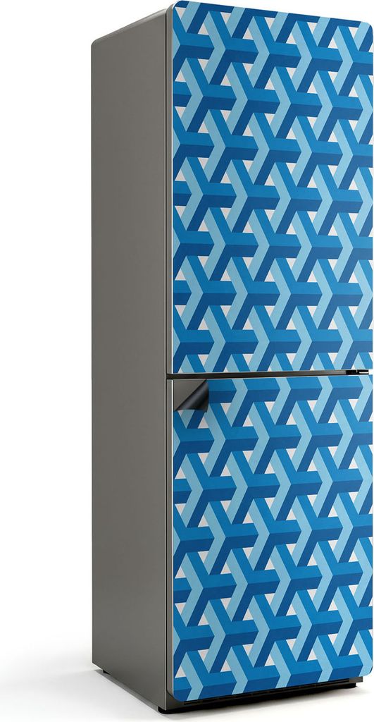Muster mit Richtungspfeilen – Magnetische Kühlschrank Abdeckung – Dekorfolie magnetisch Küche – Kühlschrank Magnet Deko – selbstklebende...