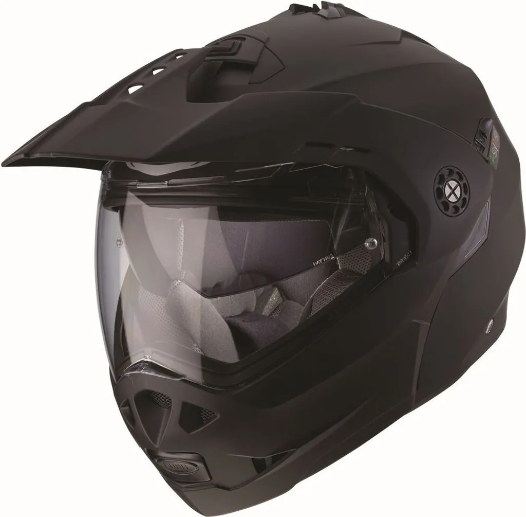 Casque moto Caberg Tourmax XS Noir mat : idéal pour voyage et long trajet