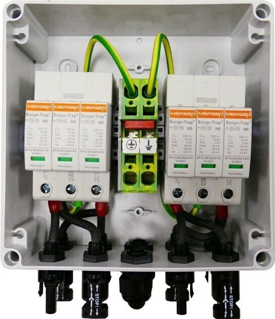 Mersen Photovoltaik-Stringbox 2 PVBT2-1000V-BH-213 83070104 Produktbild 