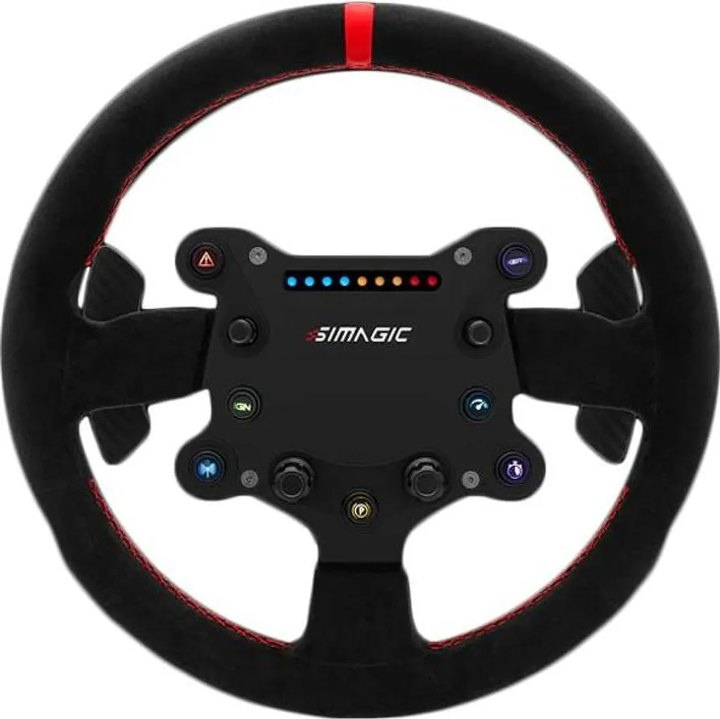Volant SIMAGIC GT avec palettes magnétiques en Alcantara noir