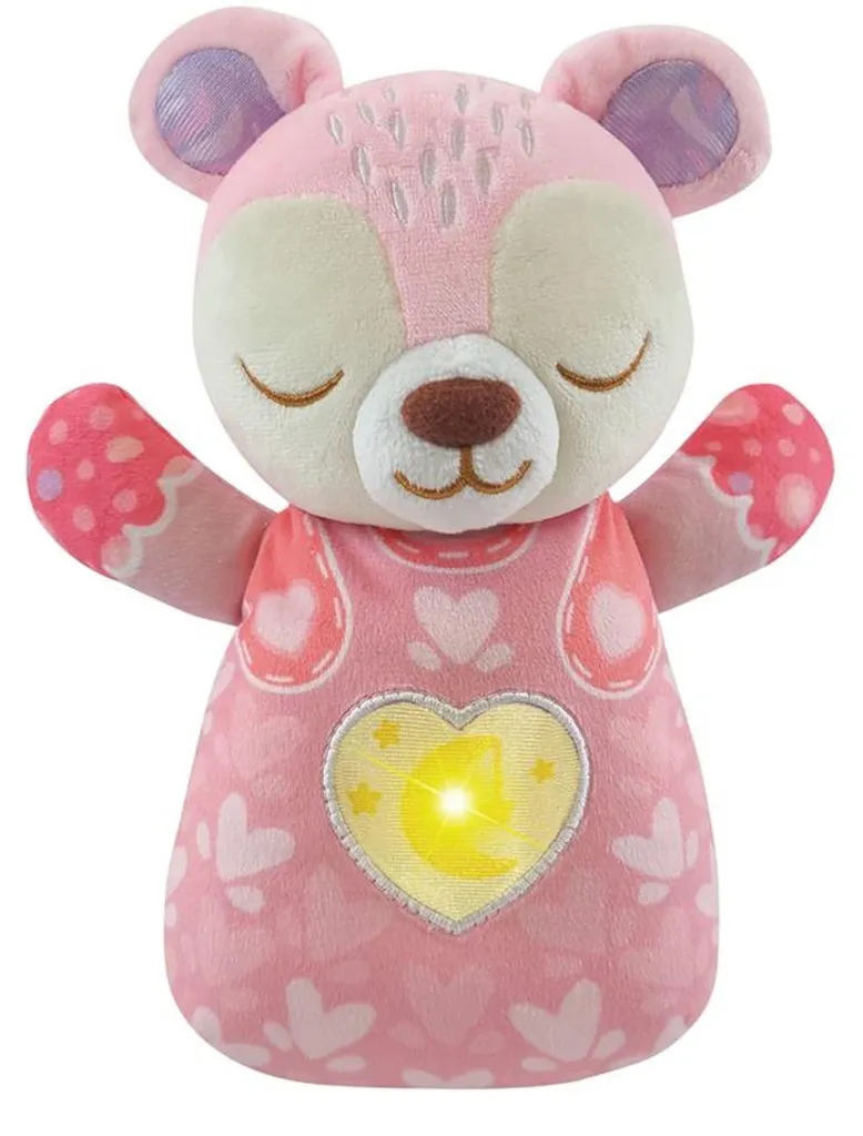 Fini les Pleurs la Nuit avec l'Ourson Rose VTech Pays de Rêve Bébé