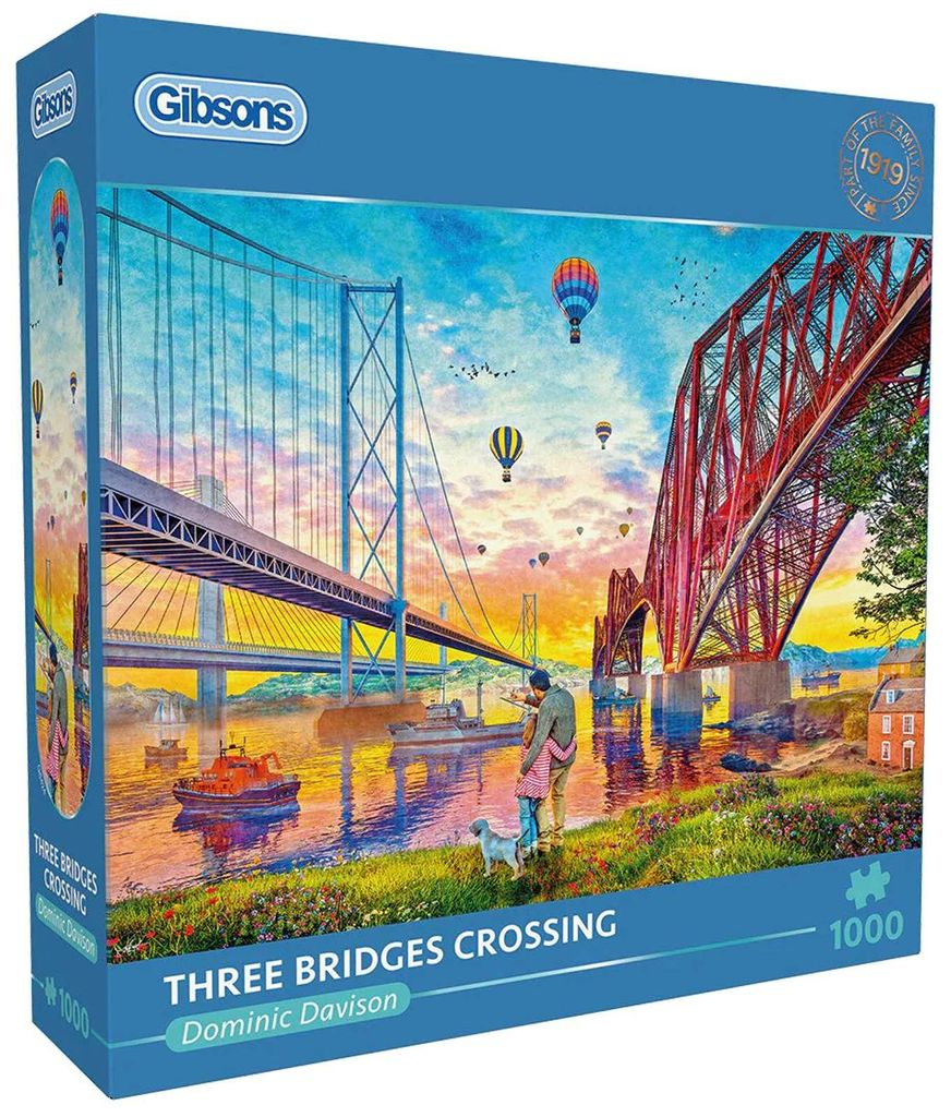 Gibsons Three Bridges Crossing, 1000 szt. Zdjęcie produktu 