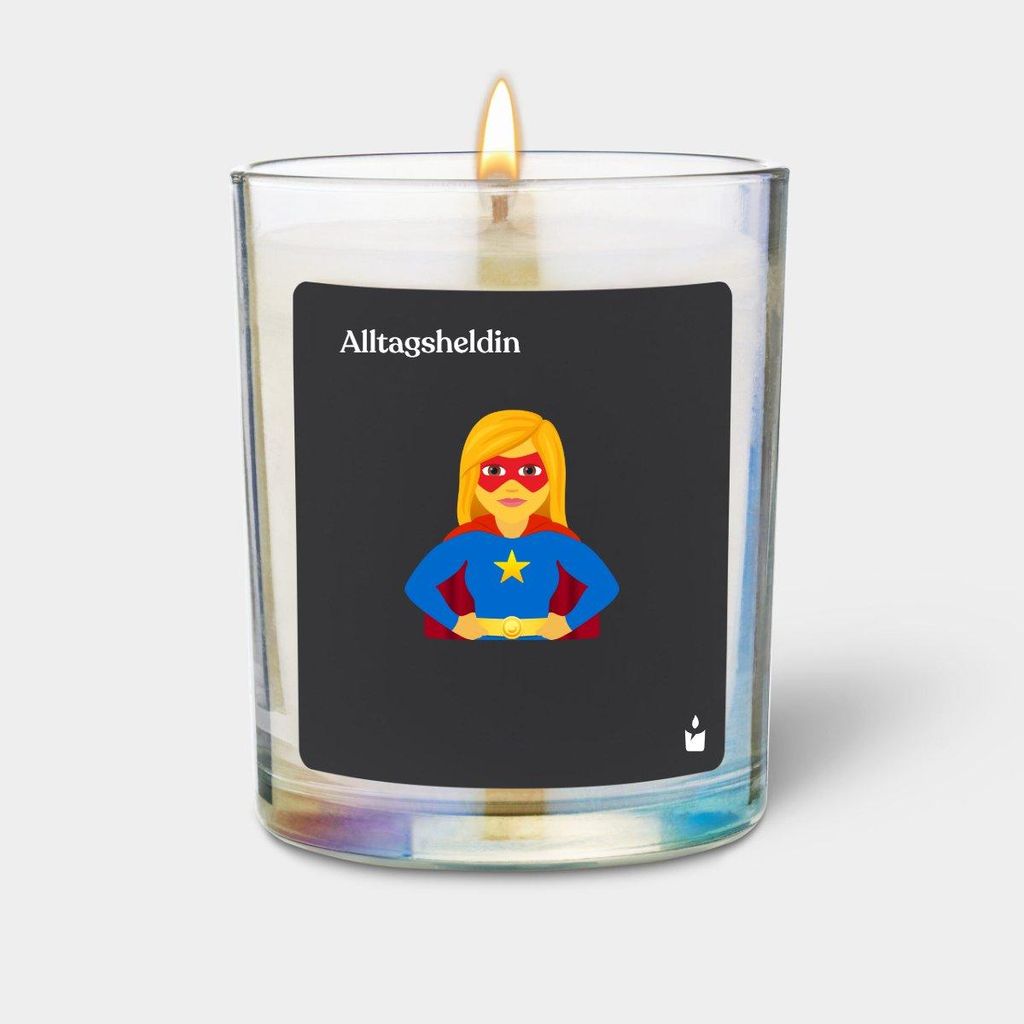 ChattyCandles Duftkerze Rainbow Woody Alltagsheldin