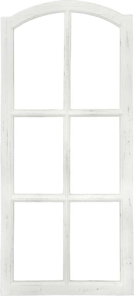 Weißer Fensterrahmen im Shabby Chic Stil, ca. 50 x 3 x 112 Produktbild 