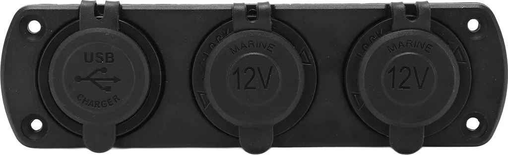 Caricabatterie Da Auto 12V-24V Con Doppia Porta USB 4.8A E Interruttore Touch – Impermeabile IP66, Per Auto, Camper E Barca. - 3