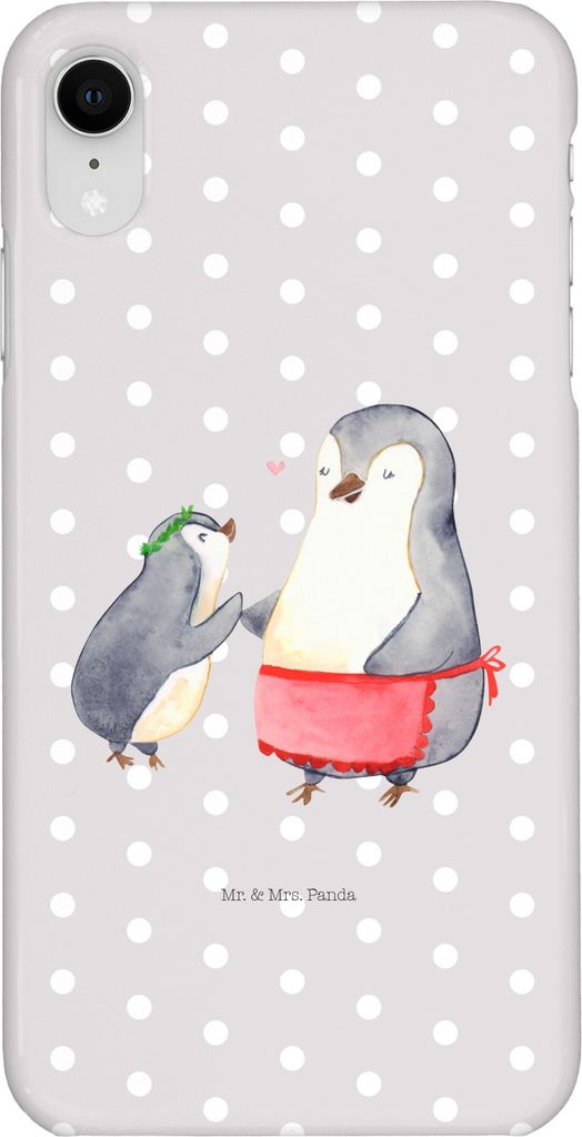 Mr. & Mrs. Panda Iphone XR Handyhülle Pinguin mit Kind - Produktbild 