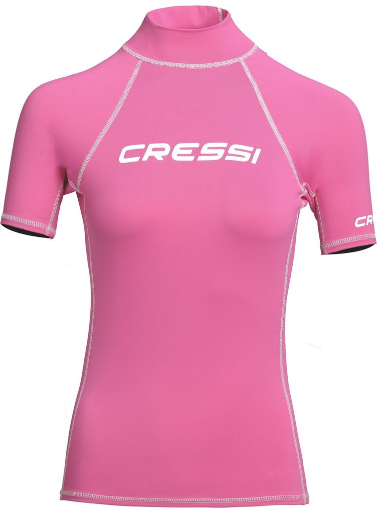 Cressi Damen Rash Guard LADY Short Sleeve pink L/4 (42)