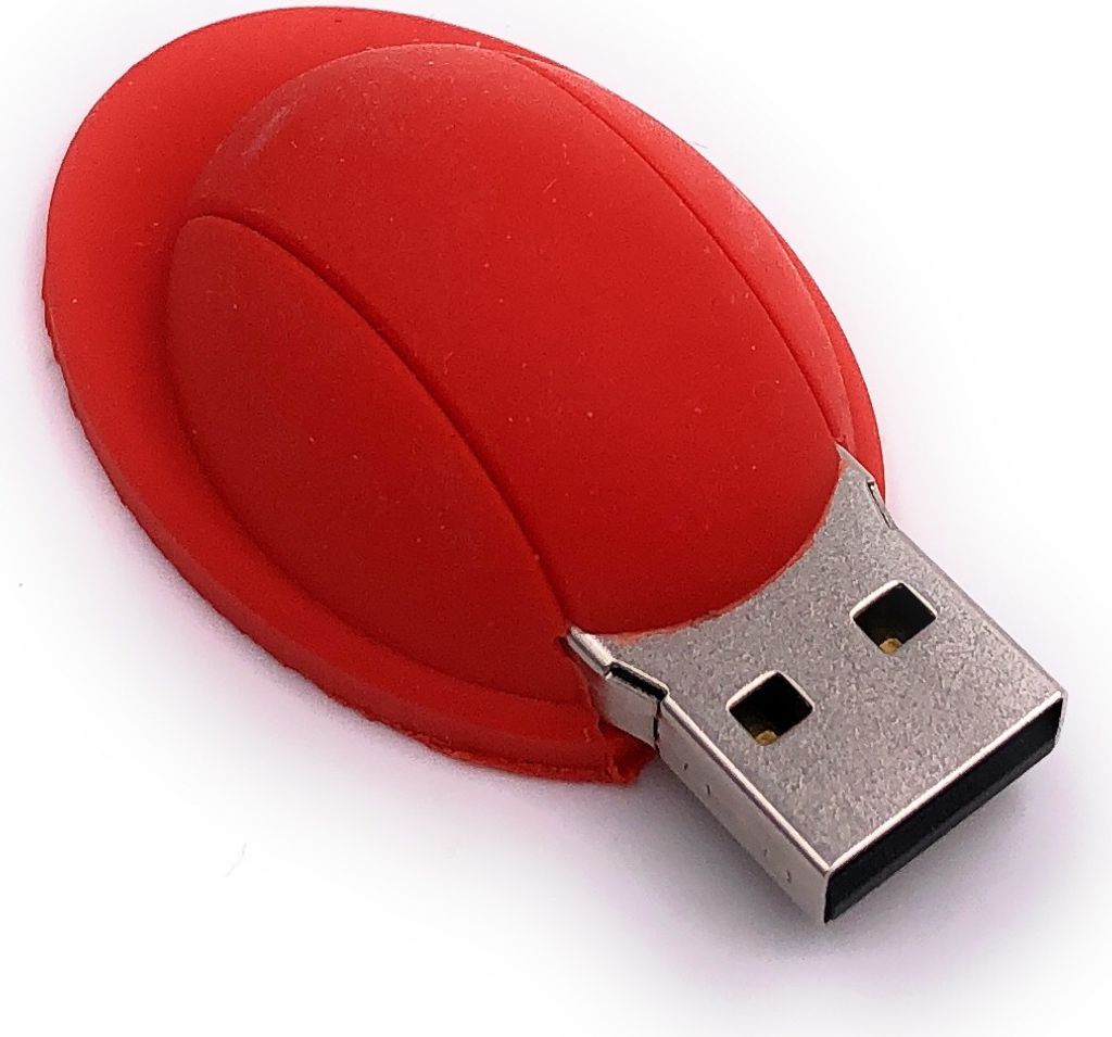 Onlineworld2013 Helm Rot Bauarbeiter Funny USB Stick 64 GB USB 3.0