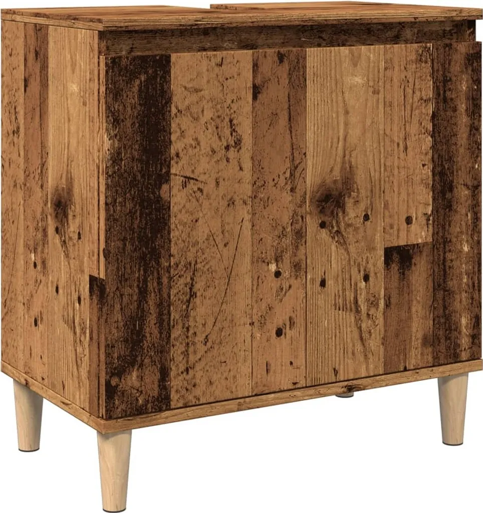 SYFAX™ Mobile Lavabo Legno Antico 58x33x60 cm in Legno Multistrato