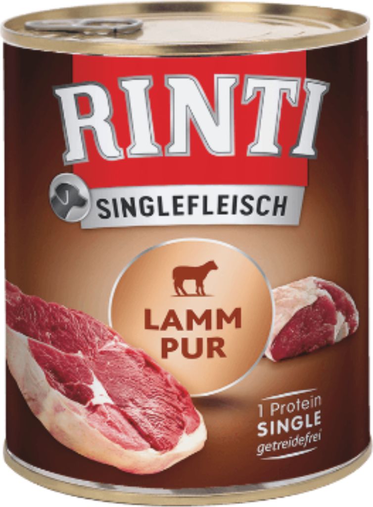 Rinti 800gx6 Viande unique Agneau Pur Boîte Image du produit 