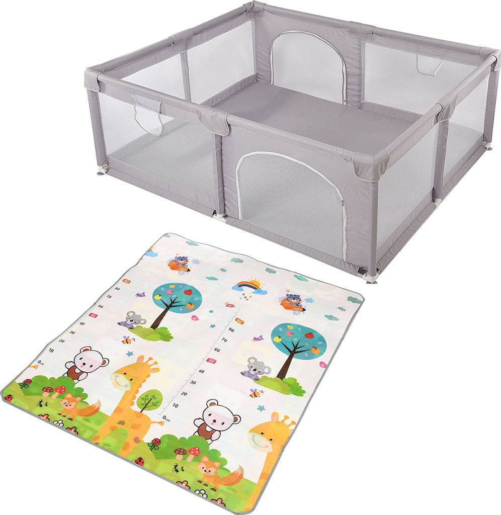 Baby Laufgitter 180x150x62cm Sicherheitsspielplatz mit Produktbild 