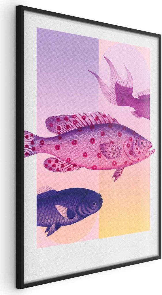 Posterpapier Poster - Fantastic Fish - artistic Produktbild 