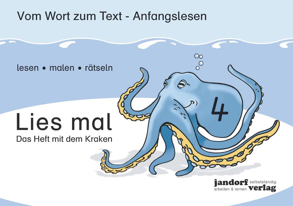 Lies mal 4 - Das Heft mit dem Kraken: Vom Wort zum Text - Image du produit 