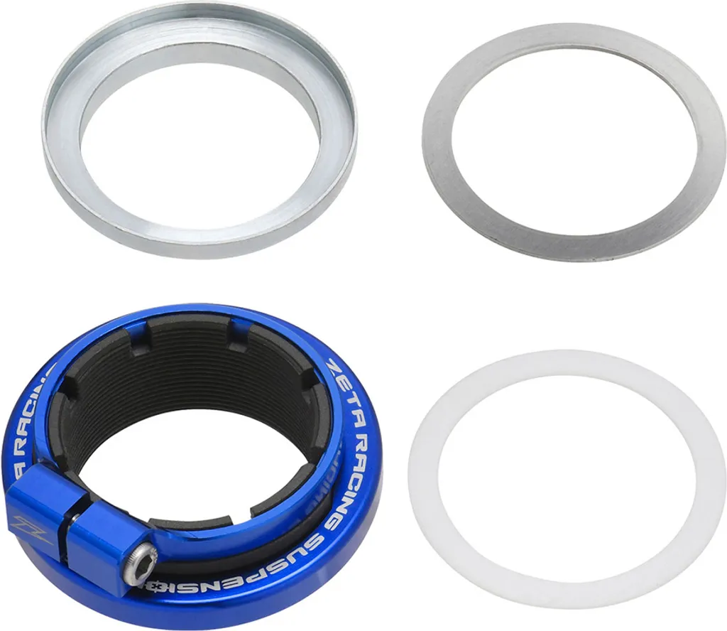 Bague de réglage précharge Zeta pour amortisseur arrière Kyb46 Argenté