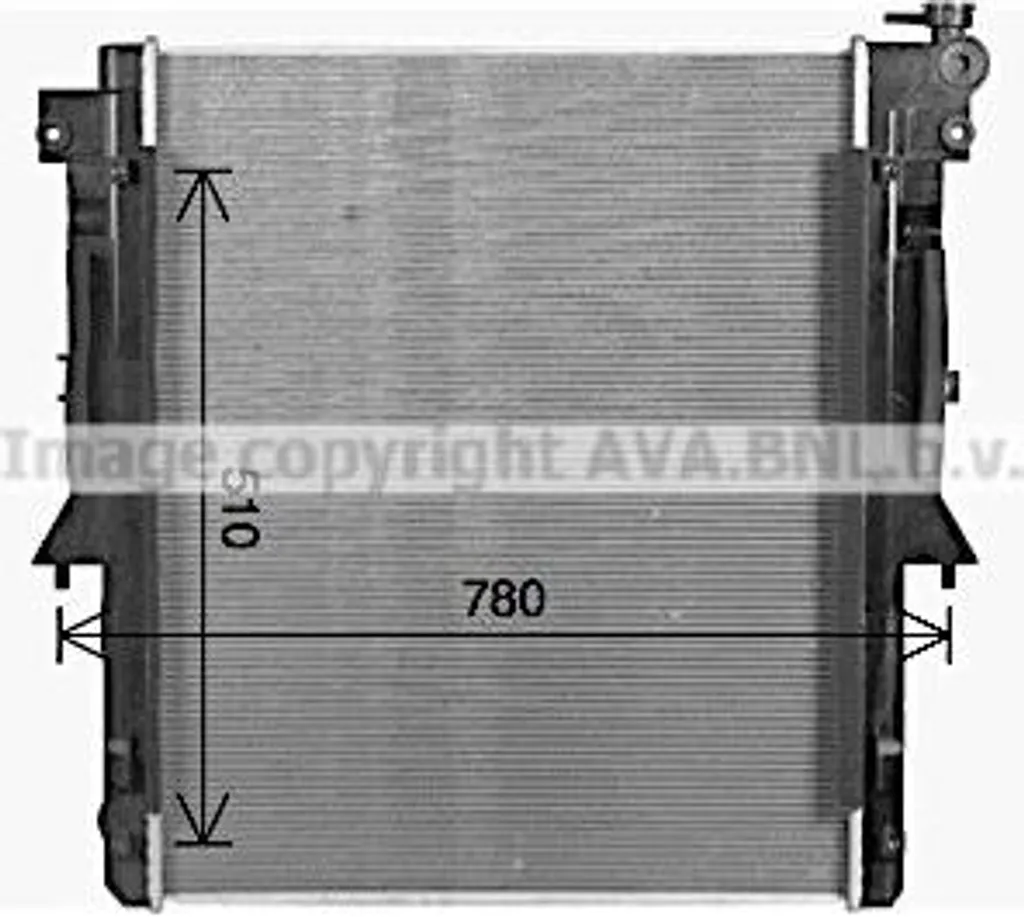Radiateur moteur pour Fiat Fullback : Pièce de rechange OE 6000605264 fiable