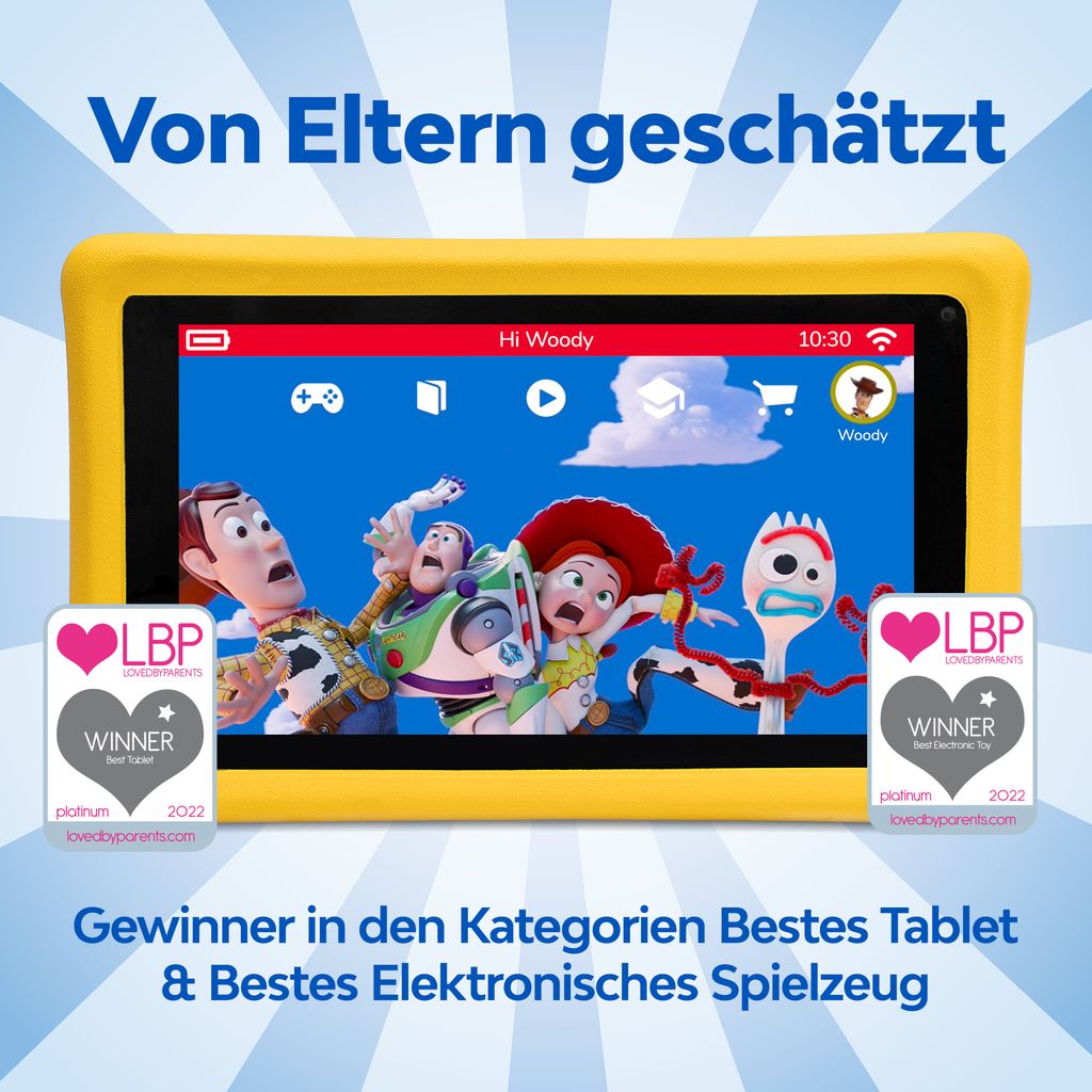 Pebble Gear™ Toy Story 4 Kinder-Tablet (7 Zoll), über 500 Produktbild 6
