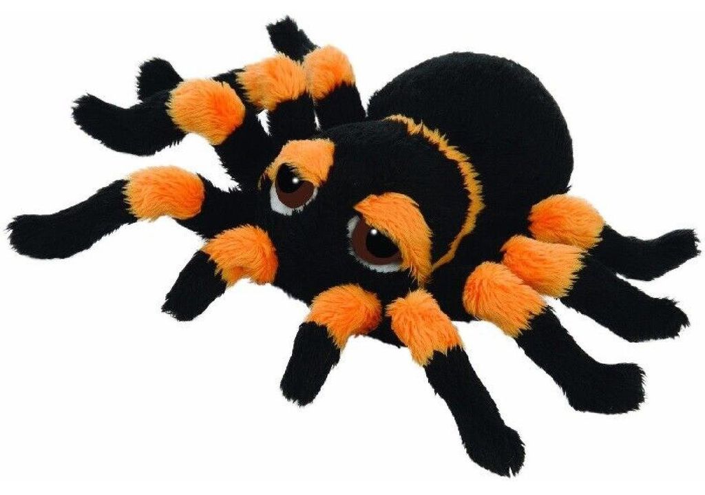 Plüschtier Spinne 30 cm, schwarz orange, Spinnen Produktbild 