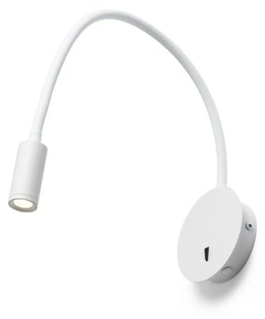Applique murale LED VALE blanche 3W 3000K pour l'éclairage de lit