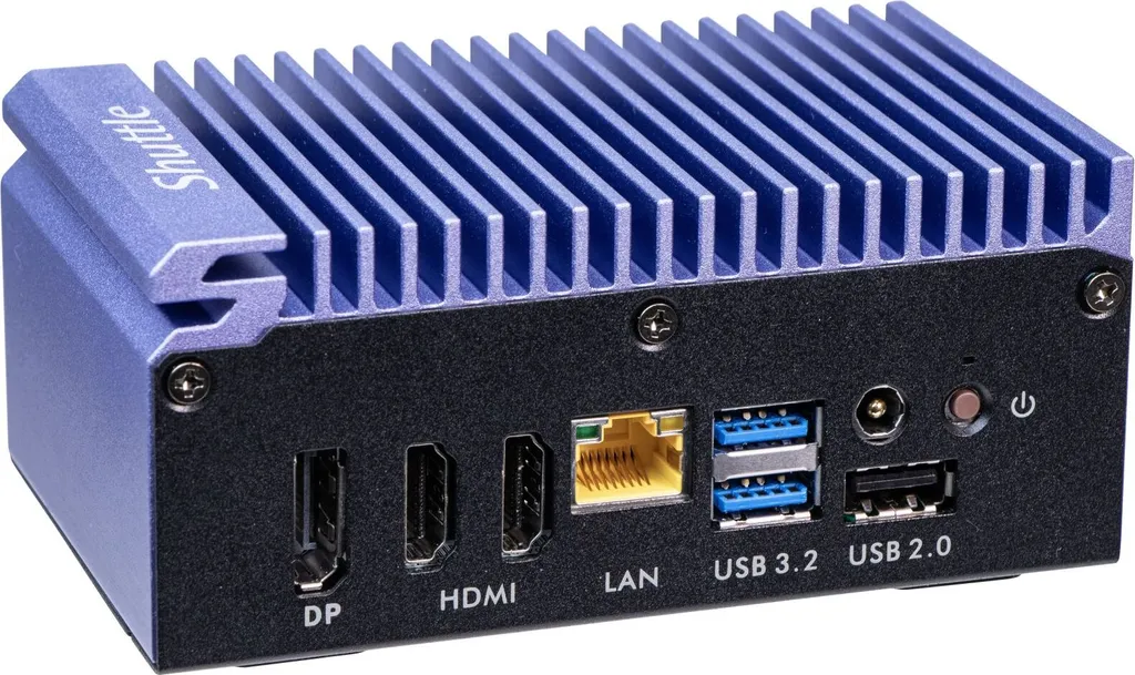 Mini PC Industriel SPCEL12 J6412 Turquoise DDR4 robuste et polyvalent - 6