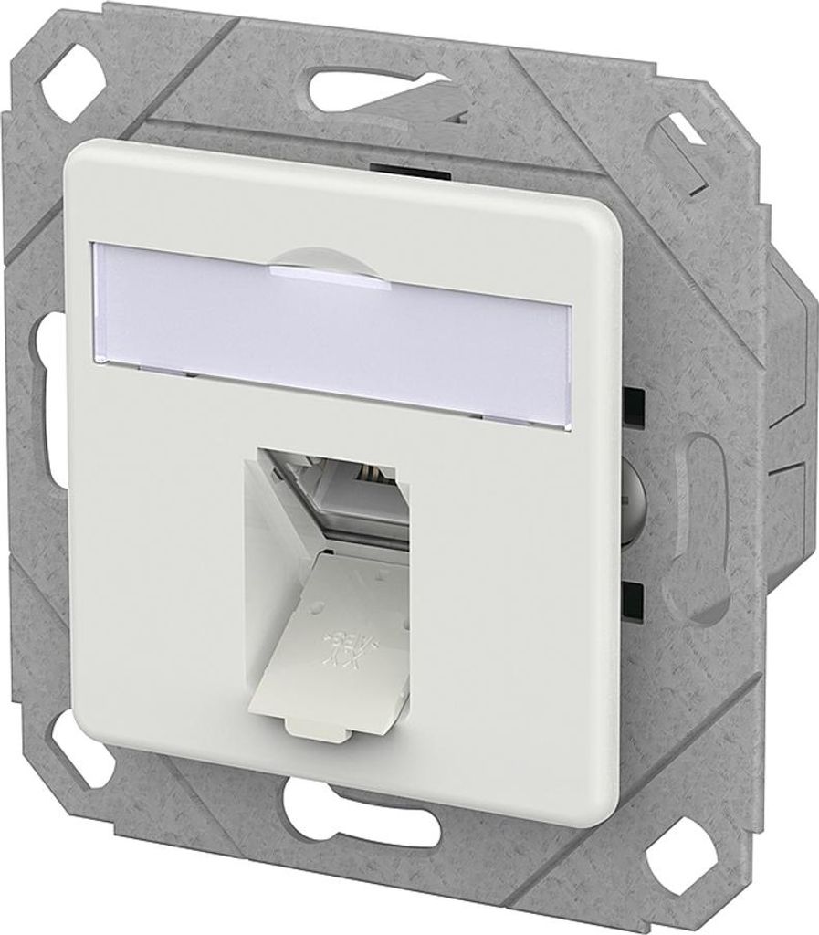METZ CONNECT E-DAT C6A IDC Dose, 1 Port, UPk, verkehrsweiß