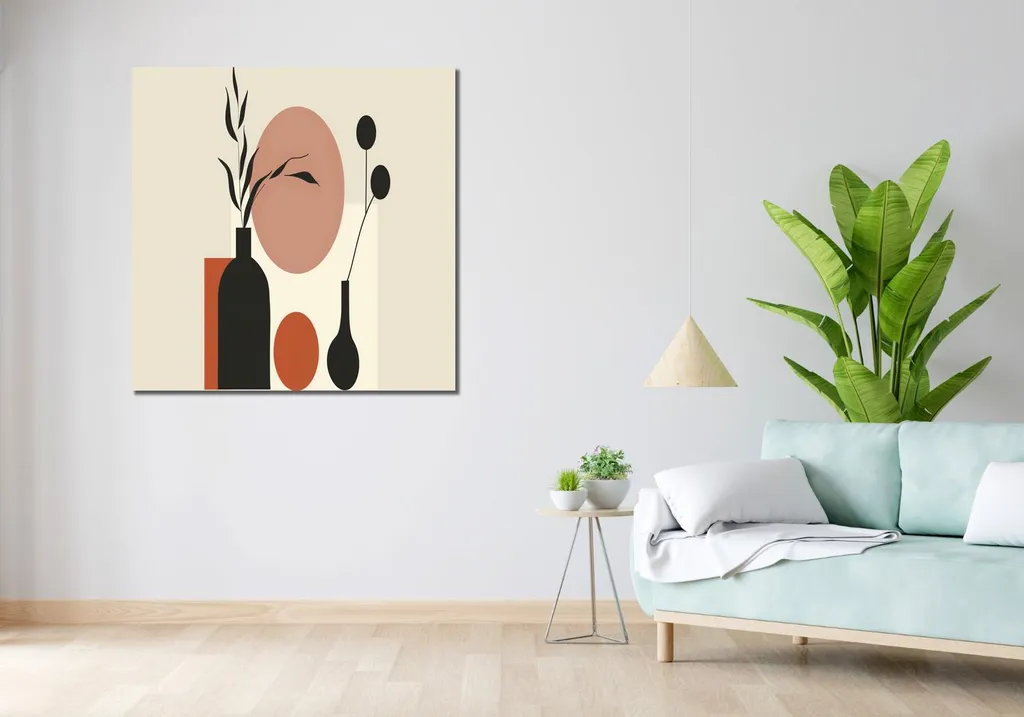 Quadro 100x100 cm Interno all'esterno - 2