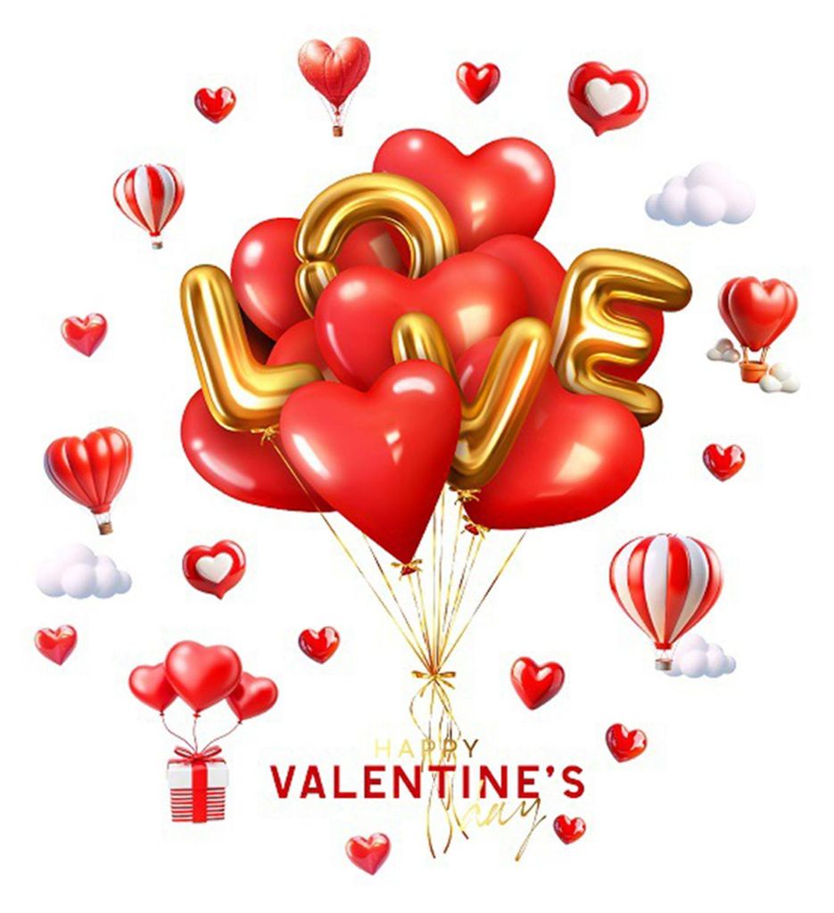 Valentinstag-Fensteraufkleber, große rote und rosa Herzchen, doppelseitige, wiederverwendbare Aufkleber für Fenster, Fenster, Türen und Hochzeit...