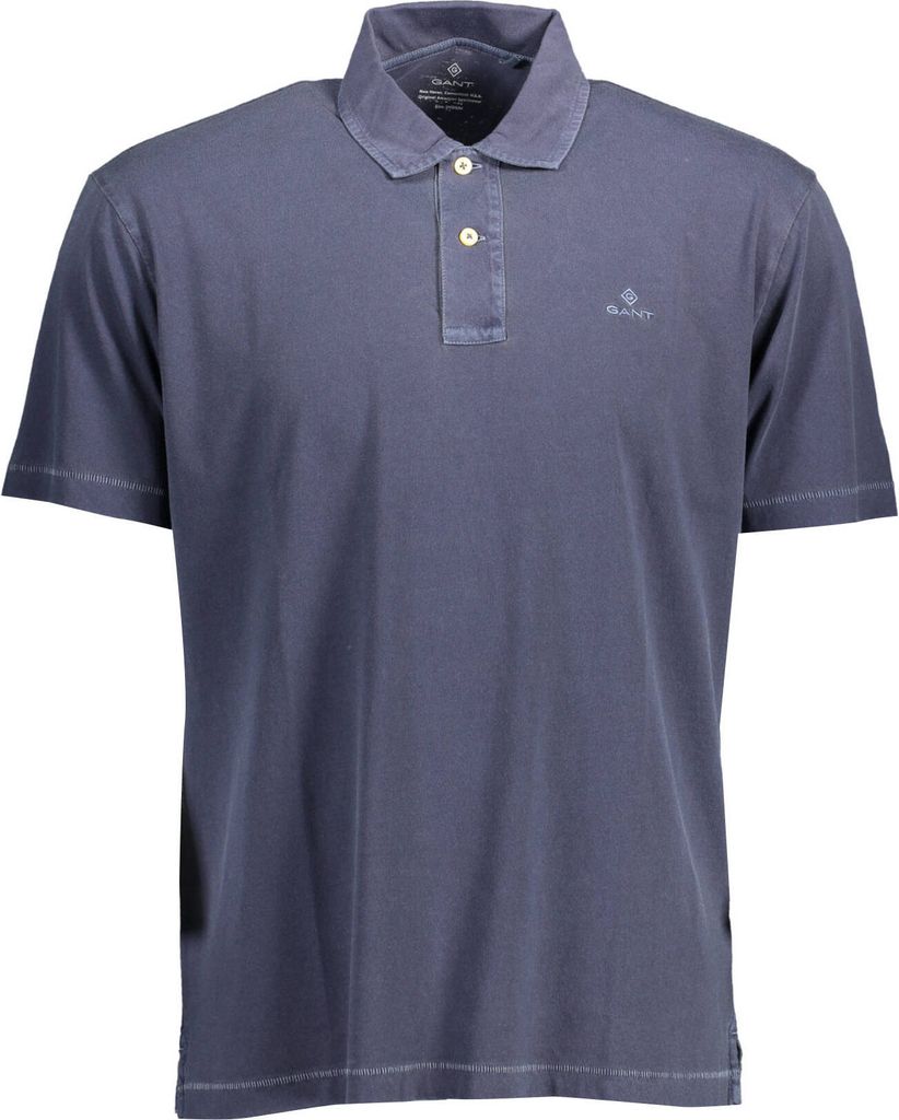 GANT Herren Kurzarm-Poloshirt Blau 21012042006_BLU_470 : Größe - S Größe: S