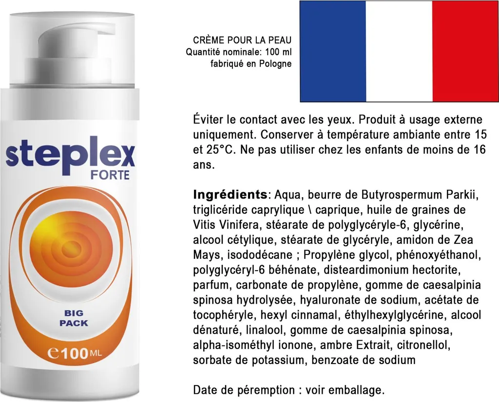 Steplex Forte Crema - 100 ml - Confezione da 3 - 7