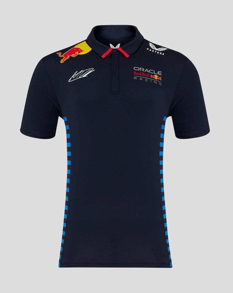 Red Bull polo-shirt, Castore, Max Verstappen, blau L Produktbild 