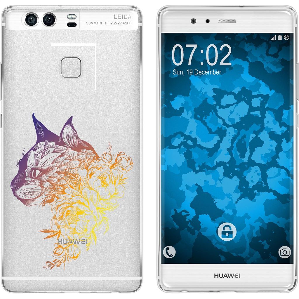 PhoneNatic Case kompatibel mit Huawei P9 Silikon-Hülle Produktbild 