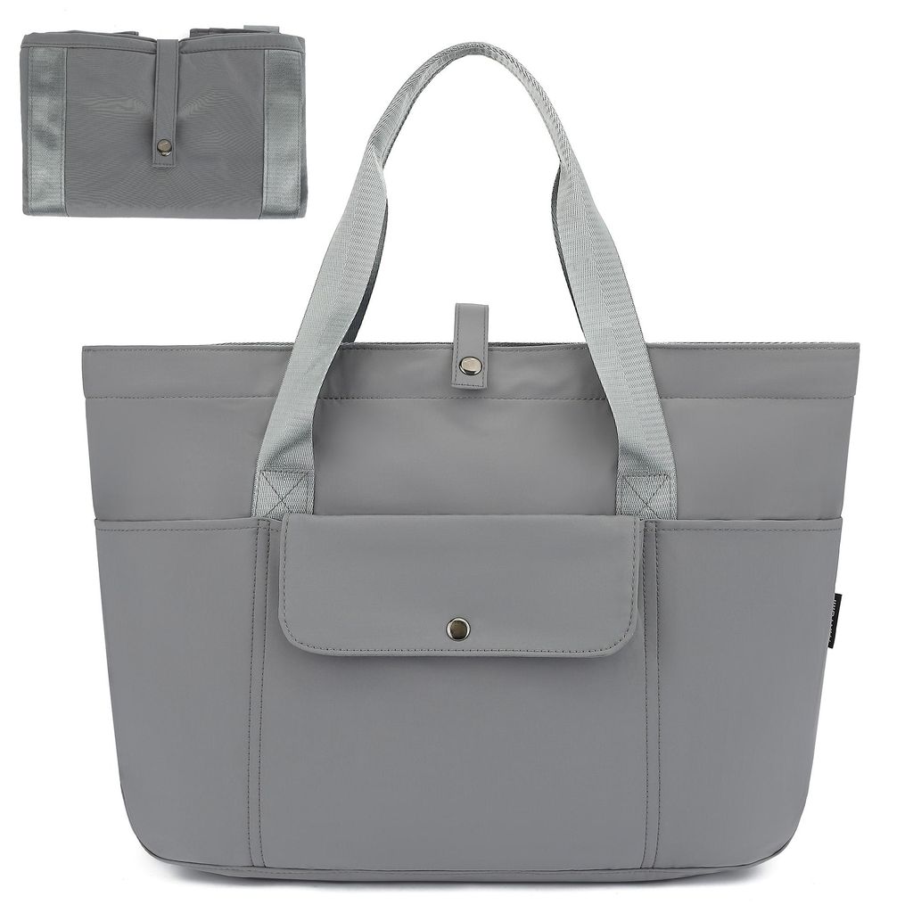 Umhängetasche Damen Multi-Taschen Große Tote Bag Shopper Schultertasche, Faltbarer Stauraum Mit Reißverschluss für Reisen Arbeit Fitness