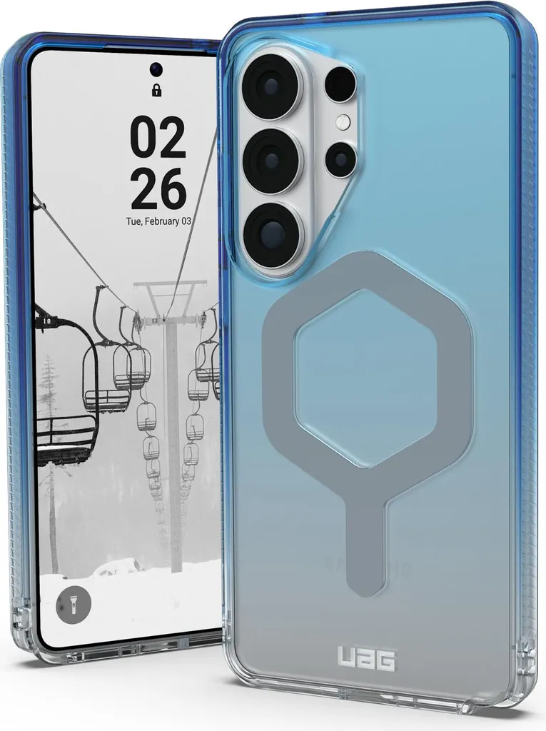 Coque Samsung S26 Ultra UAG Plyo Blue Ombre Antichoc avec Coins Renforcés