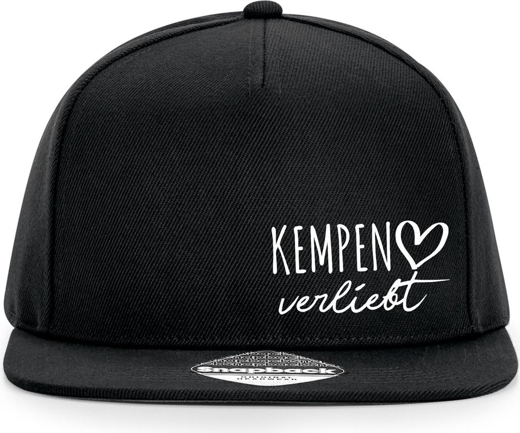 Huuraa Cappy Mütze Kempen verliebt Black Polyester Snapback Kappe Geschenkidee