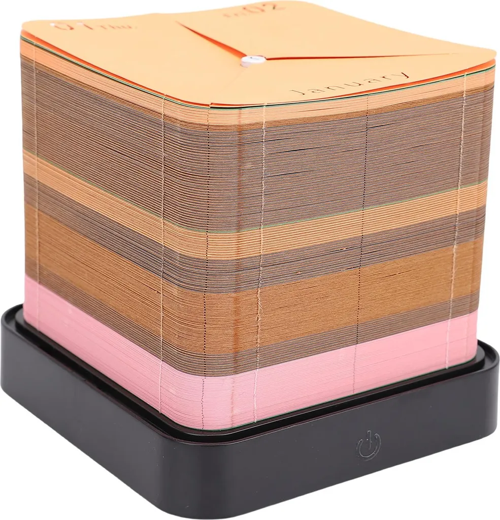 Calendrier Bloc-notes 3D Capybara Anti-Stress Décor Bureau avec Lumière - 4