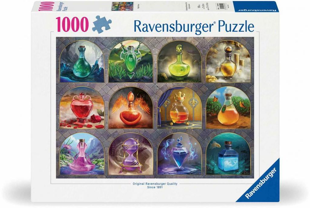 RAVENSBURGER Puzzle Kouzelné lektvary 1000 dílků