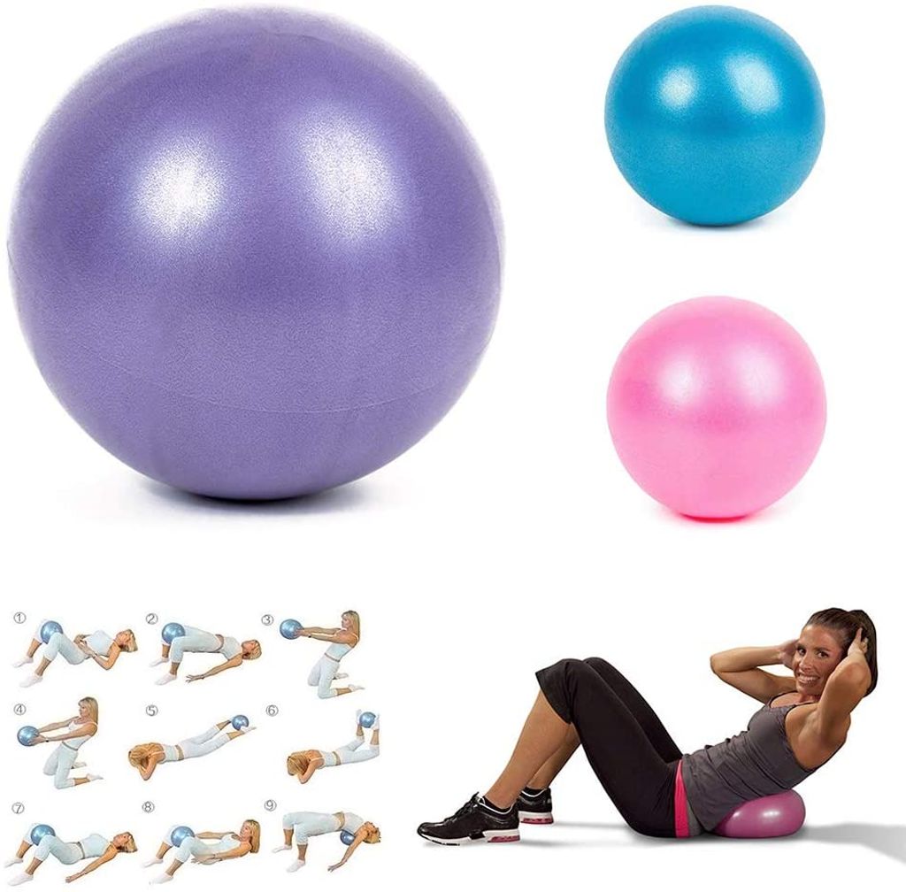Yoga Ball & Soft Pilates Übungsball Yogaball Fitness Therapieball Gymnastikball 