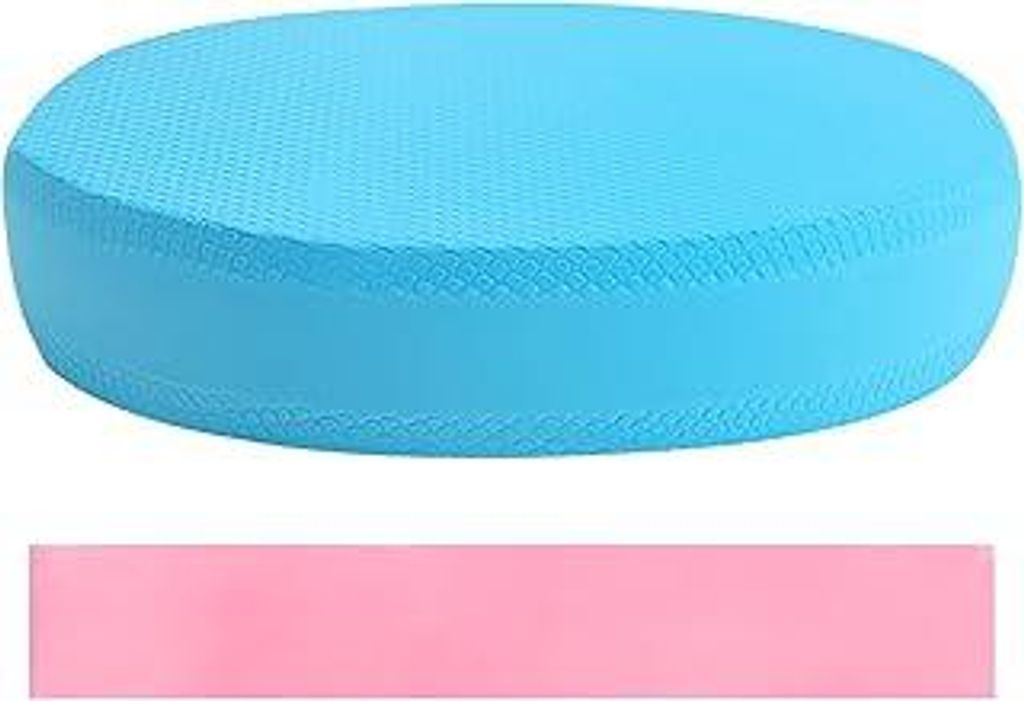 Ovale Schaumstoff-Balance-Pads Komfortables Balance Pad tragbares Gymnastik-Trainer-Board aus Thermoplastische Elastomere für Pilates Tanz Balance...