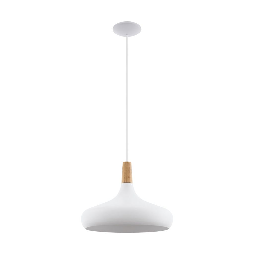 EGLO Sabinar, Flexible Halterung, Braun, Weiß, Braun, Weiß, Stahl, Holz, Holz, Drinnen