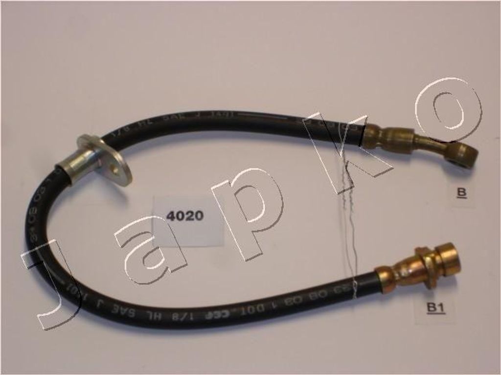 JAPKO Halter Bremsschlauch 694020 Hinten Rechts für HONDA CIVIC VII Hatchback (EU, EP, EV) 495mm 10mm