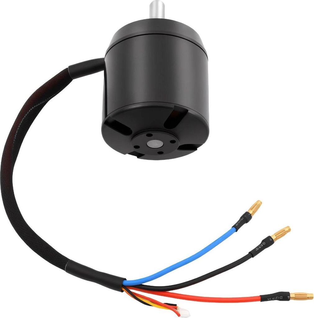 Bürstenloser Motor für E-Skateboard/Scooter/Modellflugzeug - C6374 - 2300W - 170KV - 18–50V - 4080 U/min (24V) - 80A - Schwarz