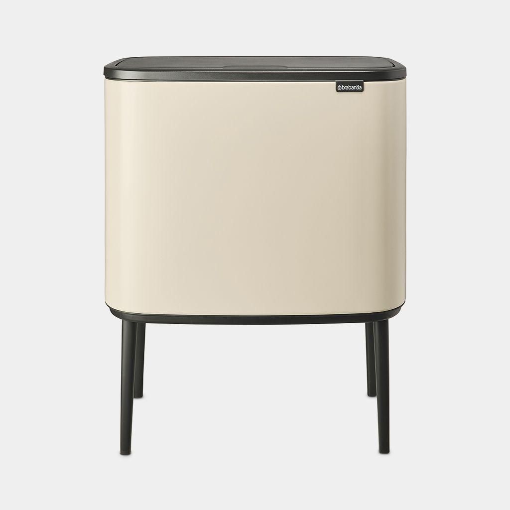 Brabantia Bo Touch Bin 34 L 2 cestini Beige Immagine del prodotto 
