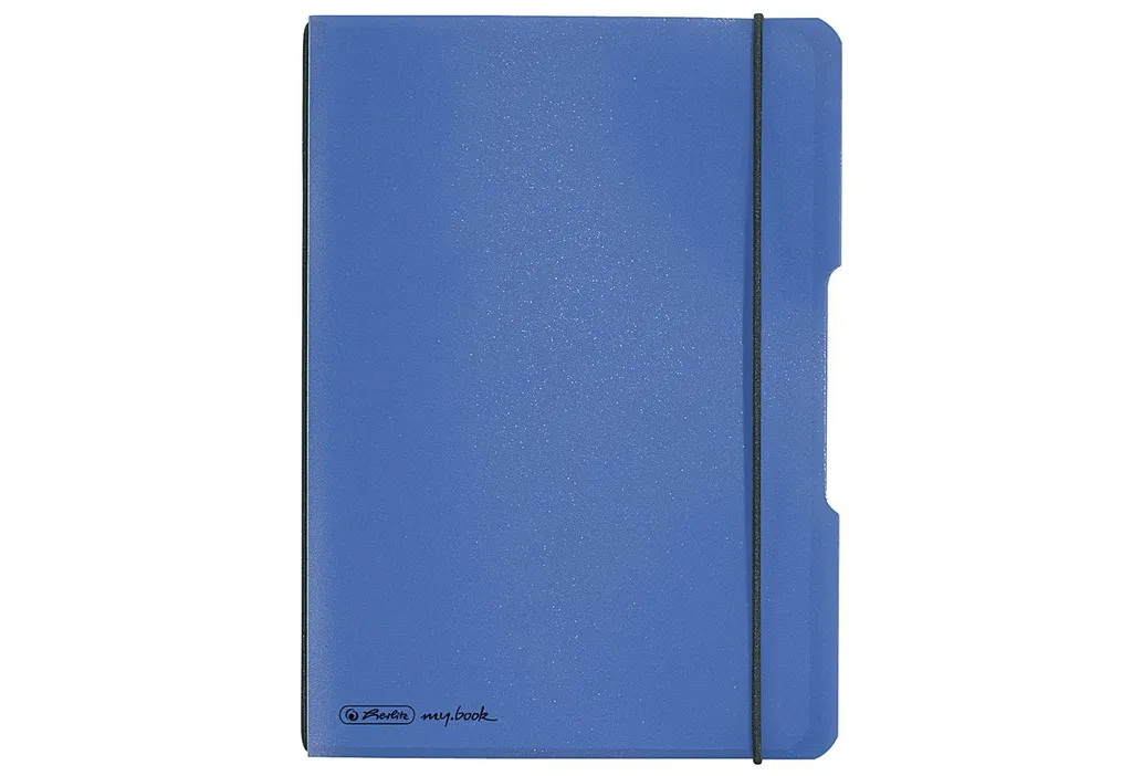 Taccuino Professionale Herlitz A5 Blu Flex: Notebook PP a Quadretti 5x5