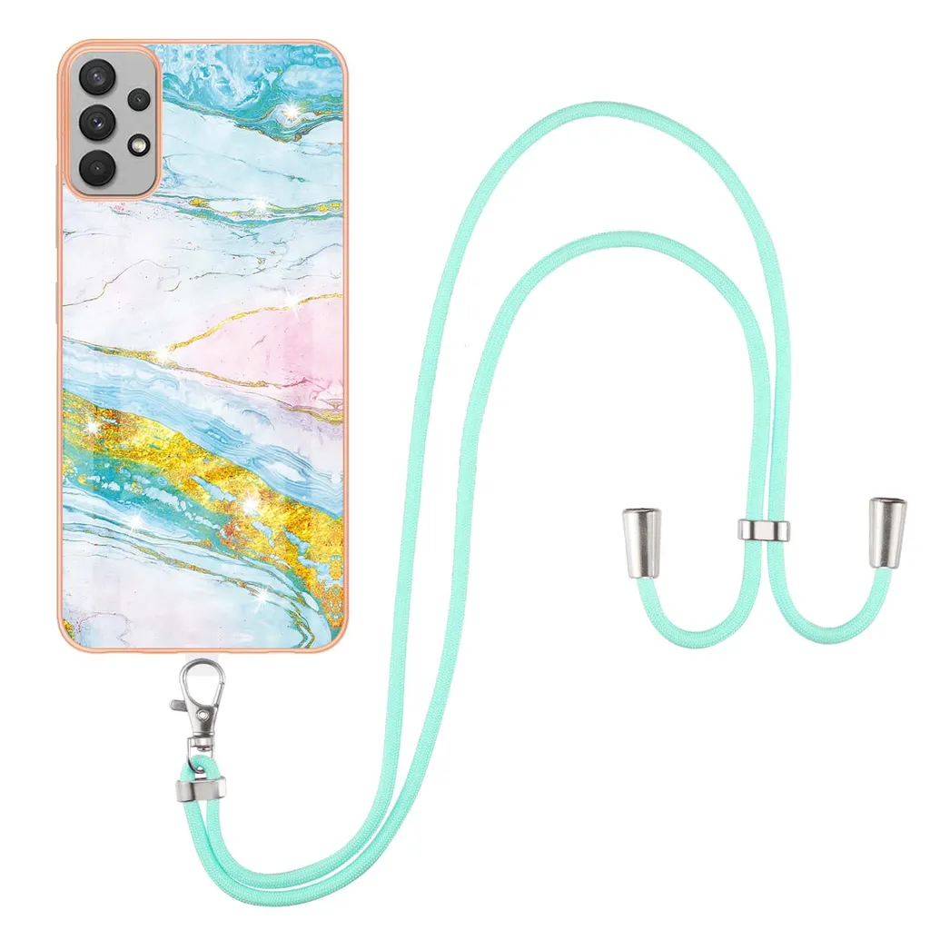 Custodia Samsung A32 5G Oro con Cordino Regolabile - Protezione Chic